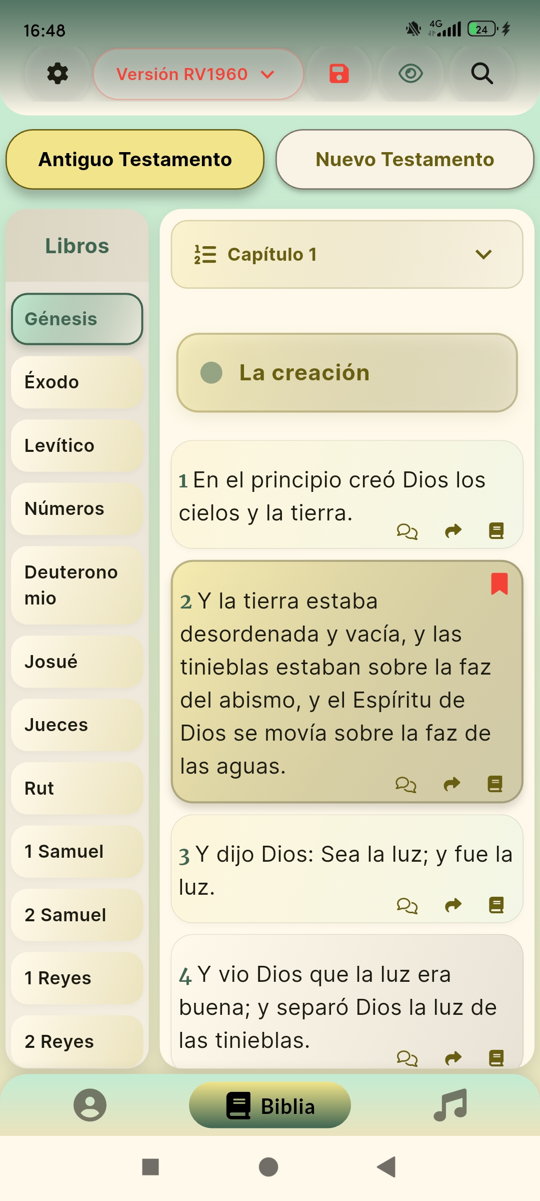 Captura de pantalla 2 de Biblia y Himnos Pro