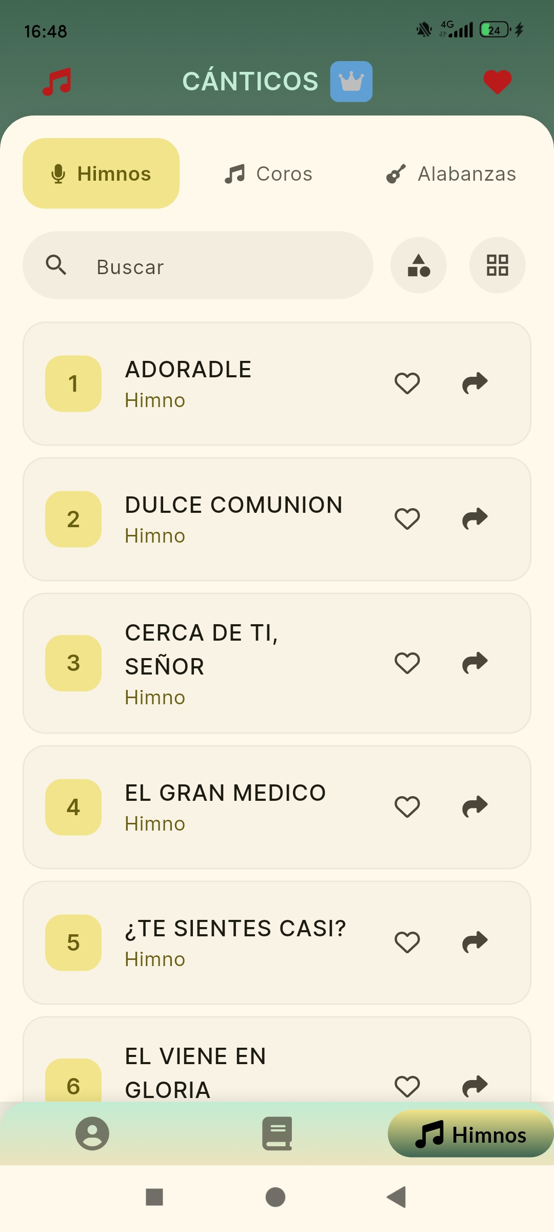 Captura de pantalla 3 de Biblia y Himnos Pro